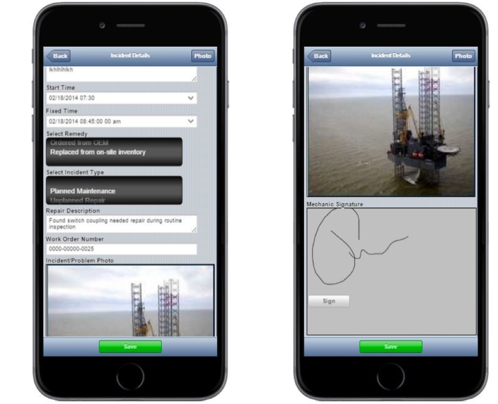 Oil Field Inspection App